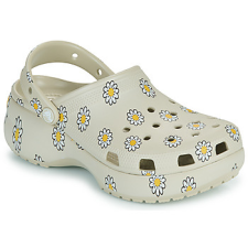 CROCS Klumpák CLASSIC PLATFORM FLORAL CLOG Bézs 39 / 40 női papucs