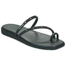 CROCS Lábujjközös papucsok MIAMI STUDDED TOE LOOP SANDAL Fekete 37 / 38
