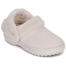 CROCS Mamuszok Cl Unfurgtble Vegan Suede Clog Bézs 39 / 40 női papucs