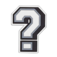 CROCS question mark jibbitz papucs kiegészítő unisex színes one férfi papucs