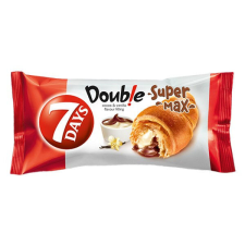 Croissant 7DAYS Super Double Max kakaós és vaníliás töltelékkel 110g csokoládé és édesség