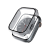 Crong CRG-45HS-CLR Apple Watch S7/S8/S9 Tok + Kijelzővédő - Átlátszó (45mm)