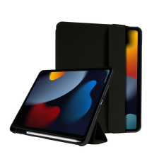 Crong FlexFolio Apple iPad 10.2" 2019-2021 Flip tok - Fekete (CRG-FXF-IPD102-BLK) tablet tok