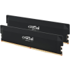  Crucial Pro CP2K16G64C38U5B DDR5 RAM Kit (2x16GB) 6400MHz CL38, Overclocking Gaming, Intel XMP 3,0 / AMD Expo, PC Computer Memory Module 32GB DDR5, Black