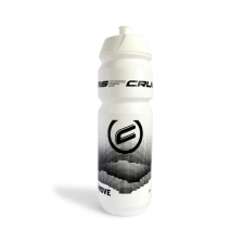 Crussis Sport kulacs Crussis 0,75 l fehér kulacs, kulacstartó