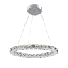  Crystal Chandelier, Modern Design, LED medál lámpák, 1 gyűrű d30cm, Változékony