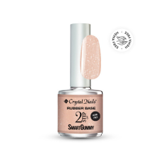 Crystal Nails - 2S - SMARTGUMMY RUBBER BASE GEL - NR8 - SHIMMER PEACH - 8ML - HF lakk zselé