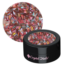 Crystal Nails - 3D ROMBUSZ DÍSZÍTŐ FLITTER – PEACH körömdíszítő