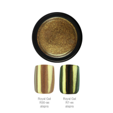 Crystal Nails ChroMirror Króm Pigmentpor - Gold körömdíszítő