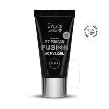 Crystal Nails CN - HEMA FREE - XTREME FUSION GEL CLEAR - 30G műköröm zselé
