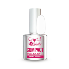Crystal Nails - COMPACT BASE GEL MILKY WHITE 2 - 13ML lakk zselé
