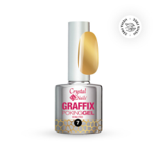  Crystal Nails - GRAFFIX POKING GEL - GOLD - 07 - 4ML lakk zselé