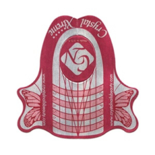 Crystal Nails - Xtreme Pillangó sablon - Stiletto segédvonallal - 30db tip