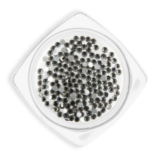 Crystal Strassz - SS3 80+db #23 black diamond körömdíszítő