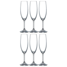 Crystalex pezsgőspoharak LARA 220ml 6db pezsgős pohár