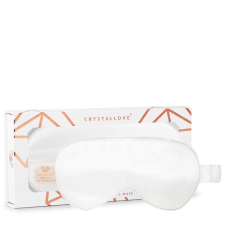 CRYSTALLOVE Silk Eye Mask - Ivory Maszk arcpakolás, arcmaszk