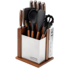 CS Solingen Kés és konyhai eszköz készlet állványban SOLTAU 12 db