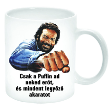 Csak a Puffin ad neked erőt, és mindent legyőző akaratot... bögre (feliratozható) bögrék, csészék