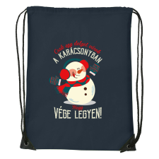  Csak egy dolgot várok a karácsonyban V3 - Sport táska navy kék tornazsák
