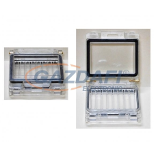 Csatári Plast CSATÁRI PLAST 4 modulos ablak, 89x88mm, lakatolható, IP65 villanyszerelés