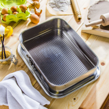  Csatos tepsi tortaforma tálcával 38x28 cm sütés és főzés
