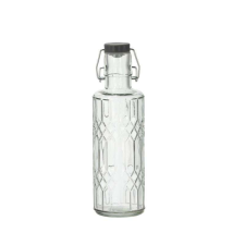 Csatos üveg dombornyomásos mintával - 990ml papírárú, csomagoló és tárolóeszköz