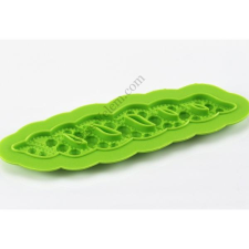  Csavart pöttyös szilikon fondant formázó sütés és főzés