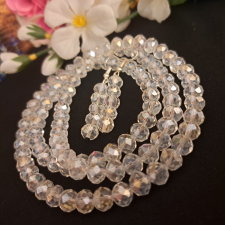  Csehkristály szett, letisztult elegancia. ékszer szett