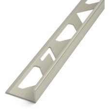  Csempeélvédő Alu L 12 mm 2,5fm Világos Bézs élvédő, sín, szegélyelem