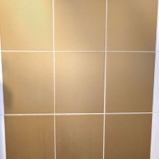 Csempematrica 3D Arany Karbon Csempematrica 15x15cm tapéta, díszléc és más dekoráció