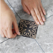  Csempematrica, járólap matrica A minta - Dekoratív és vízálló burkolatfelújító öntapadós fólia tapéta, díszléc és más dekoráció