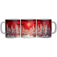  Csendes Téli Táj - 3D Mintás Bögre bögrék, csészék