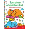 Csengőkert Könyvkiadó Szeretem a háziállatokat – Színezz, betűzz, játssz!