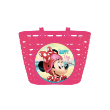 CSEPEL Disney Minnie műanyag kosár gyerek kerékpárra, műanyag, rózsaszín kerékpár és kerékpáros felszerelés
