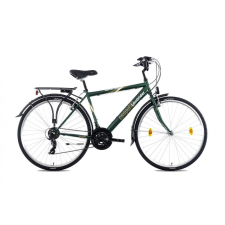 CSEPEL Landrider férfi 21 seb. trekking kerékpár 21" Sötétzöld trekking kerékpár