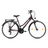 CSEPEL Traction 150 női trekking kerékpár 17" Padlizsán