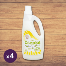 Csepke Baby hipoallergén öblítő kamilla illattal 3 hónapos kortól 4x1 liter tisztító- és takarítószer, higiénia