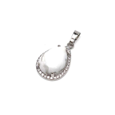  Csepp medál fém str Howlit 17x25mm medál