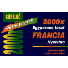 Cser Kiadó 2000x aktív tesztek (francia) antikvárium - használt könyv