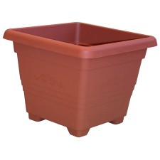  Cserép begóniáknak szögletes 16 x 16 cm terrakotta kerti dekoráció