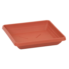  Cserépalátét Lotus szögletes 50 cm x 50 cm terrakotta kerti dekoráció