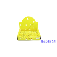 Csibe figura kis pelyhes 3 cm dekorációs kellék