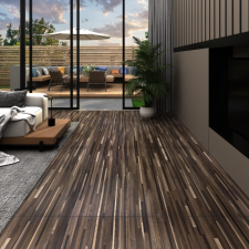  csíkos barna 2 mm-es öntapadó PVC padlóburkolat 5,02 m² dekorburkolat