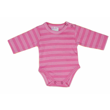 Csíkos vállonpatentos baba body kombidressz, body