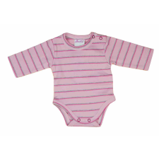  Csíkos vállonpatentos baba body kombidressz, body
