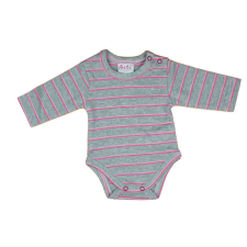 Csíkos vállonpatentos baba body - 62-es méret kombidressz, body