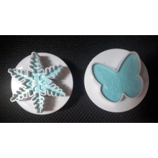  Csillag és pillangó rugós kiszúró 2 db/ csomag sütés és főzés