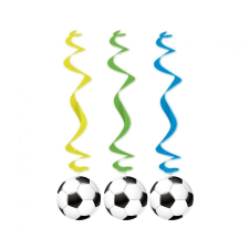 Csillag Focis szalag dekoráció 3 db-os szett party kellék