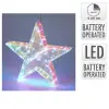  Csillag irizidáló 40 LED-es elemes M30cm