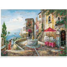 Csillag Puzzle - Falu a Szigeten puzzle, kirakós